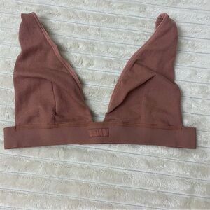 Skims / Women's Ribbed Bralette in Brown